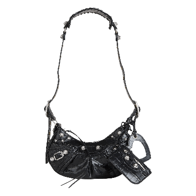 Pre-owned Balenciaga Xs Le Cagole Shoulder Bag 'black'