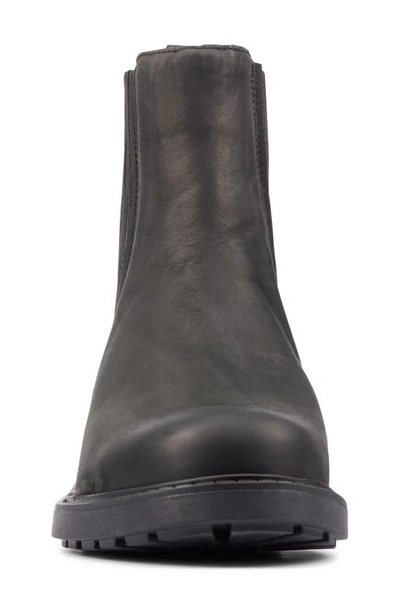 Clarks Orinoco Chelsea Bootie In Black Leather