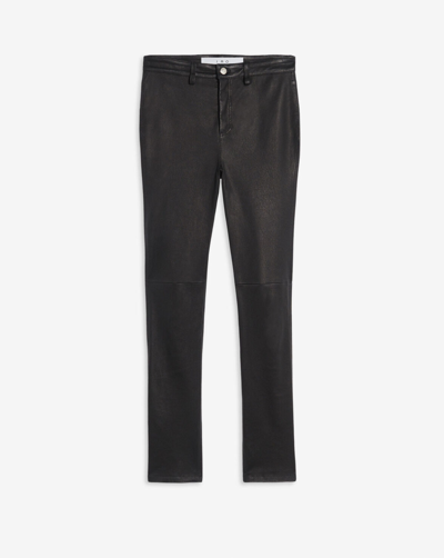 Iro Aroya Slim-fit Leather Pants In Black