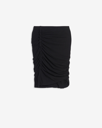 Iro Myreille Gathered Skirt In Black