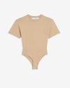 IRO CLAYRE BODYSUIT WITH SHOULDER PADS