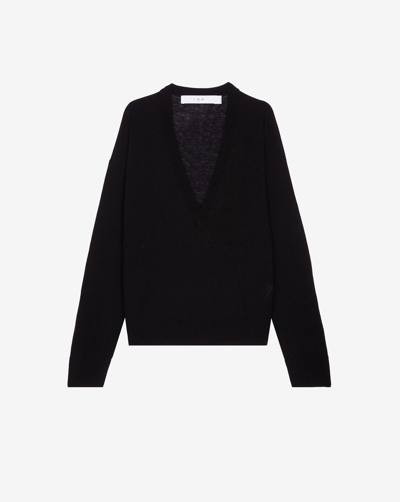 Iro Haru V-neck Sweater In Black