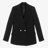 MARC ELLIS GIRLS BLACK BLAZER