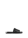 Marsèll Strappy Flat Leather Sandals In Nero