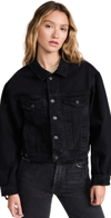Agolde Charli Classic Denim Trucket Jacket In Jagged