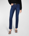 Frame Le Mini Bootcut Jeans In Claremore Slit
