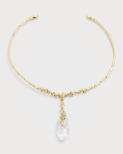 Alexis Bittar Dream Rain Collar Necklace In Clear