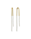 Cult Gaia Meta Pearl Double-sided Earrings In Off White
