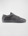 Koio Men's Capri Tonal Leather Low-top Sneakers In Charcoal