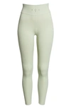 Nike Dri-fit One Luxe 7/8 Leggings In Dusty Green In Olive Aura