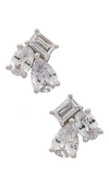 Shashi Pierre Stud In Silver