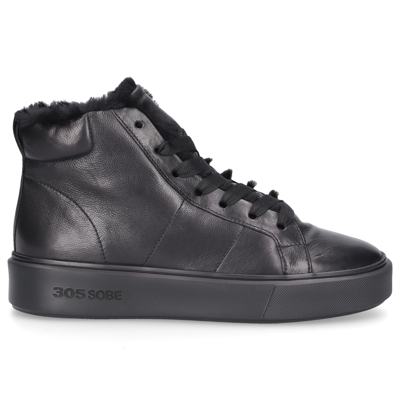 305 Sobe High-top Sneakers Tobago Nappa Leather In Black
