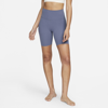 Nike Women's  Yoga Luxe High-waisted Shorts In Blue