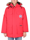 Canada Goose Red Down Expedition Parka In Rosso
