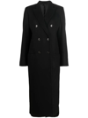 TOTÊME DOUBLE-BREASTED WOOL OVERCOAT