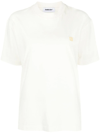 Ambush Chest Logo-patch Detail T-shirt In Cloud Dancer Cloud Dancer