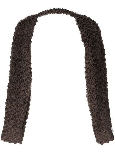 Rokh Knitted Detachable Sleeves In Brown