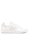 Dsquared2 Logo-print Low-top Sneakers In Weiss