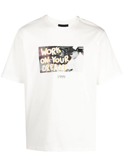 Throwback. Tbt-snoop Short-sleeved T-shirt In White