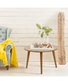 Yu Shan Mesa Coffee Table With Solid Cherry Wood Top