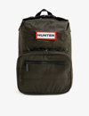 HUNTER PIONEER TOP-CLIP LOGO-BRAND WOVEN BACKPACK