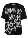Comme Des Garçons Maxi Logo Print T-shirt In 1