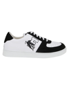 Etro Logo Print Panelled Lace-up Sneakers