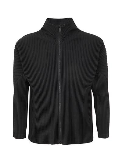 Issey Miyake Zipup Blouson In Black | ModeSens