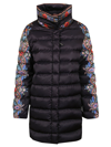 Etro High-neck Printed Puffer Jacket