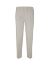 Kiltie George Bistretch Elastic Waist Trouser In Cream