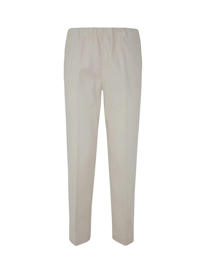 Kiltie George Bistretch Elastic Waist Trouser In Cream