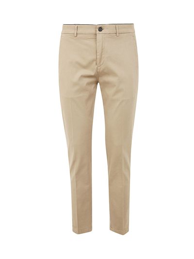 Department Five Prince Chinos Crop Trousers In Beige