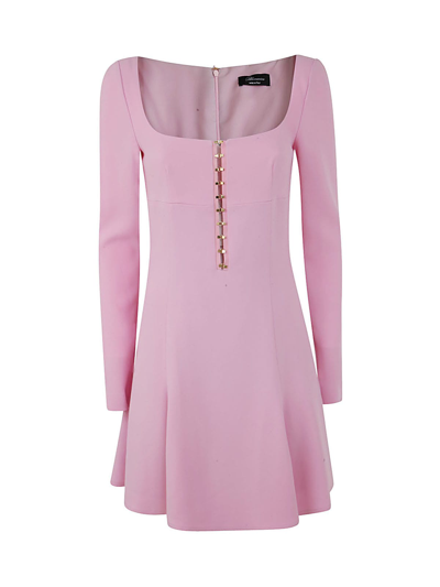 Blumarine Bluemarine's Pink Mini Dress| Bernardellistores.com In Chalk Pink