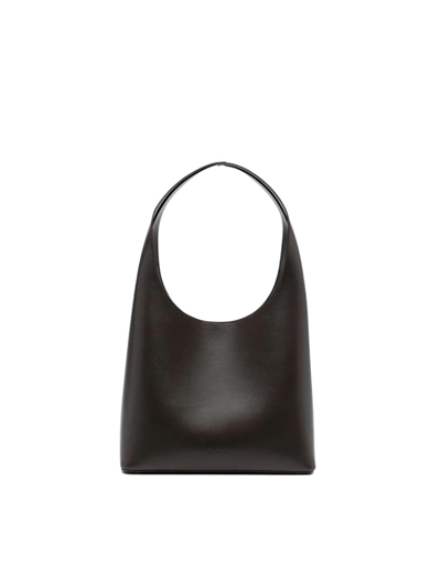 Aesther Ekme Sac Midi Shoulder Bag In Dark Truffle