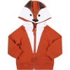 Stella Mccartney Brown Sweatshirt For Baby Boy With Fox In Brown