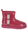 Ugg Classic Mini Waterproof Clear Boot In Radish