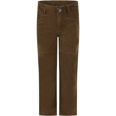 Zadig &amp; Voltaire Kids' Green Jeans For Boy With Blue Logo