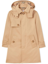 Burberry Beige Cotton Trench In Beige