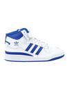 Adidas Originals Forum Mid Sneaker In Wht/royblue
