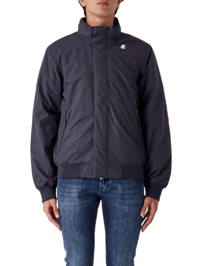 K-way Mens Blue Other Materials Outerwear Jacket