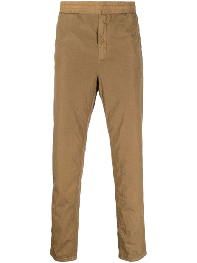 Givenchy Slim-cut Elasticated-waistband Trousers In Brown