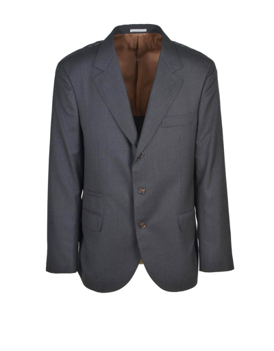 Womens Jackets Brunello Cucinelli Jackets Brunello Cucinelli Cashmere Double-breasted Tailored Blazer in Grey - Save 38% Grey 