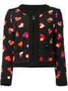 BOUTIQUE MOSCHINO hearts print open jacket,A0518115111840721