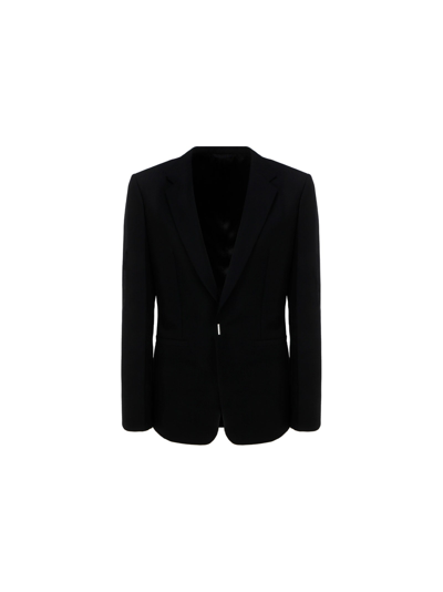 Givenchy Wool And Mohair Jacket In Black