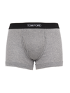 Tom Ford Boxer With Signed Logo In Grey/black