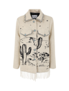 Front Street 8 Cactus Overshirt In White