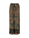 Pierre-louis Mascia Patterned Wide-leg Trousers In Multi