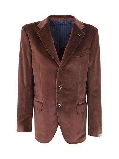 Mp Massimo Piombo Andy Jacket In Brown