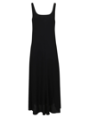 Philosophy Di Lorenzo Serafini Stretch Fabric Maxi Dress In Nero