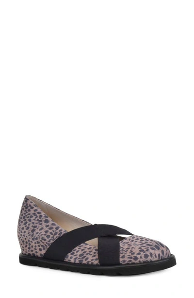 Amalfi By Rangoni Maggio Slip-on In Taupe Jaquar Print